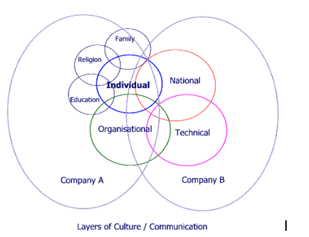 Figure 1: Factors of multi-cultural communications