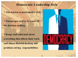 Figure 1: Democratic style of leadership 